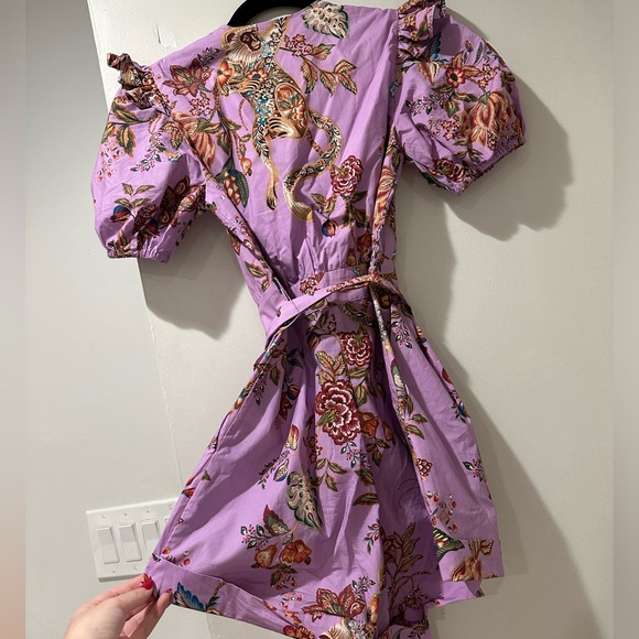 Farm Rio Lilac Floral Monkey Short Sleeve
Romper - Picture 5 of 5